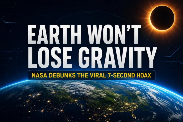 Earth Won’t Lose Gravity: NASA Finally Debunks the Viral 7-Second Hoax