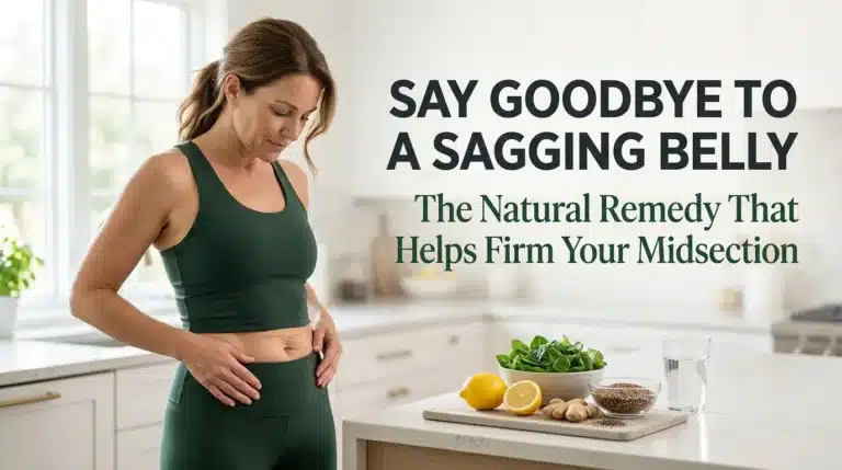 Say Goodbye to a Sagging Belly: The Natural Remedy That Helps Firm Your Midsection