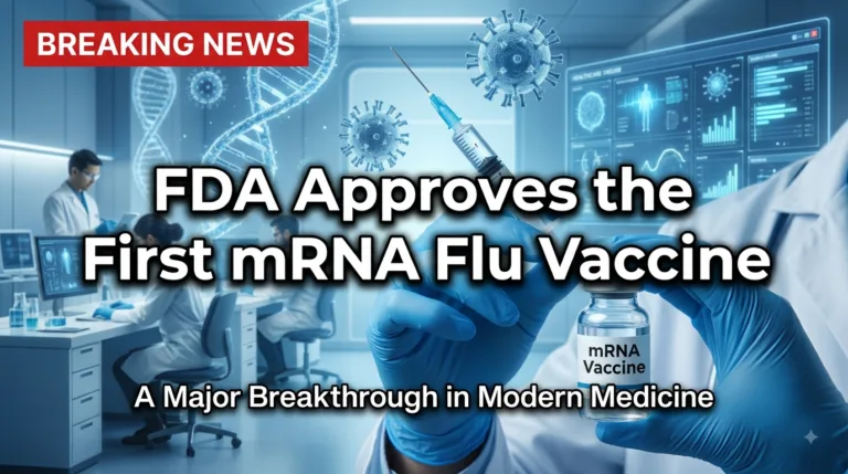 FDA Approves the First mRNA Flu Vaccine, Marking a Major Medical Breakthrough